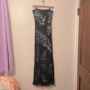 Vintage formal strapless gown
